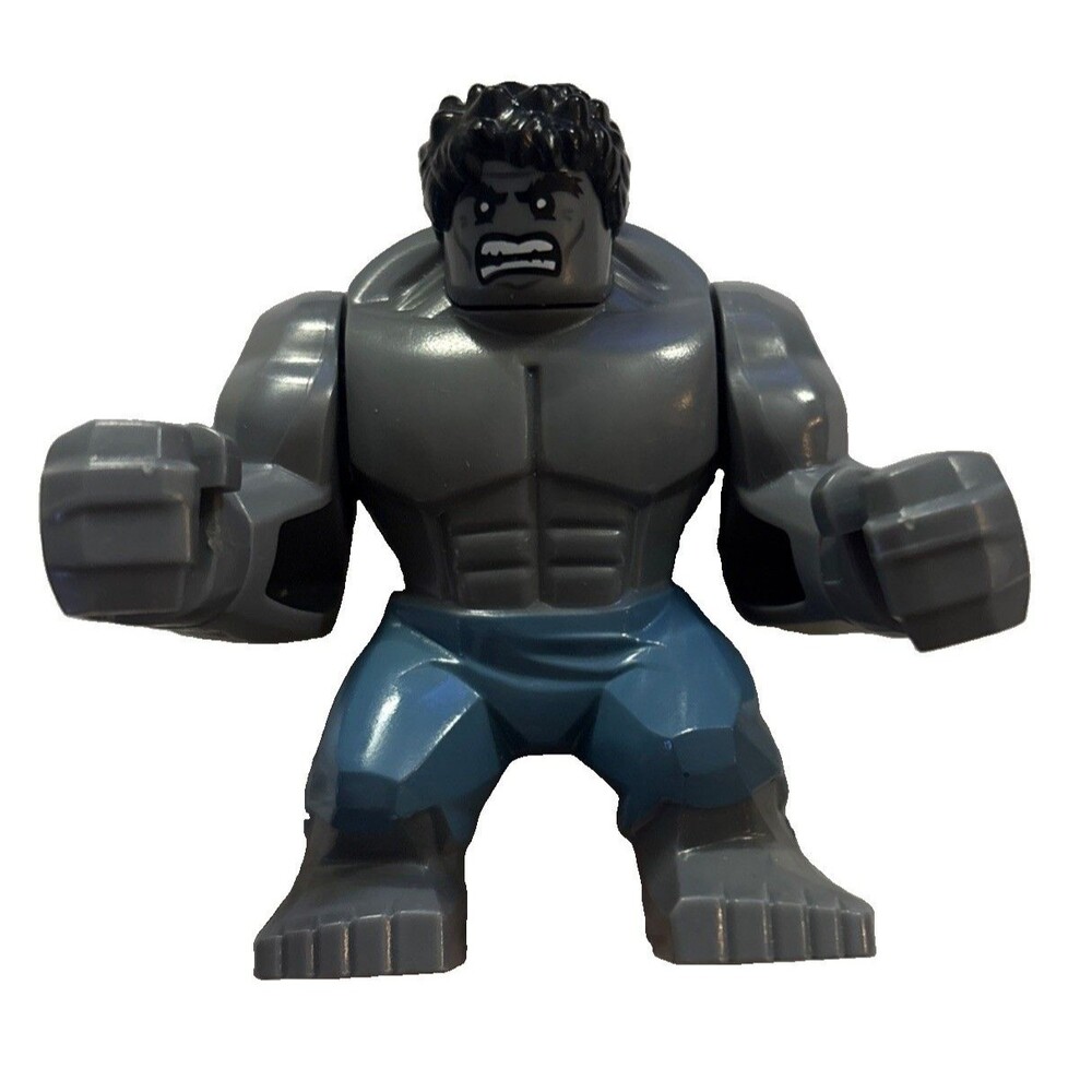 LEGO Marvel Gray Hulk Big Fig Custom MInifgure
